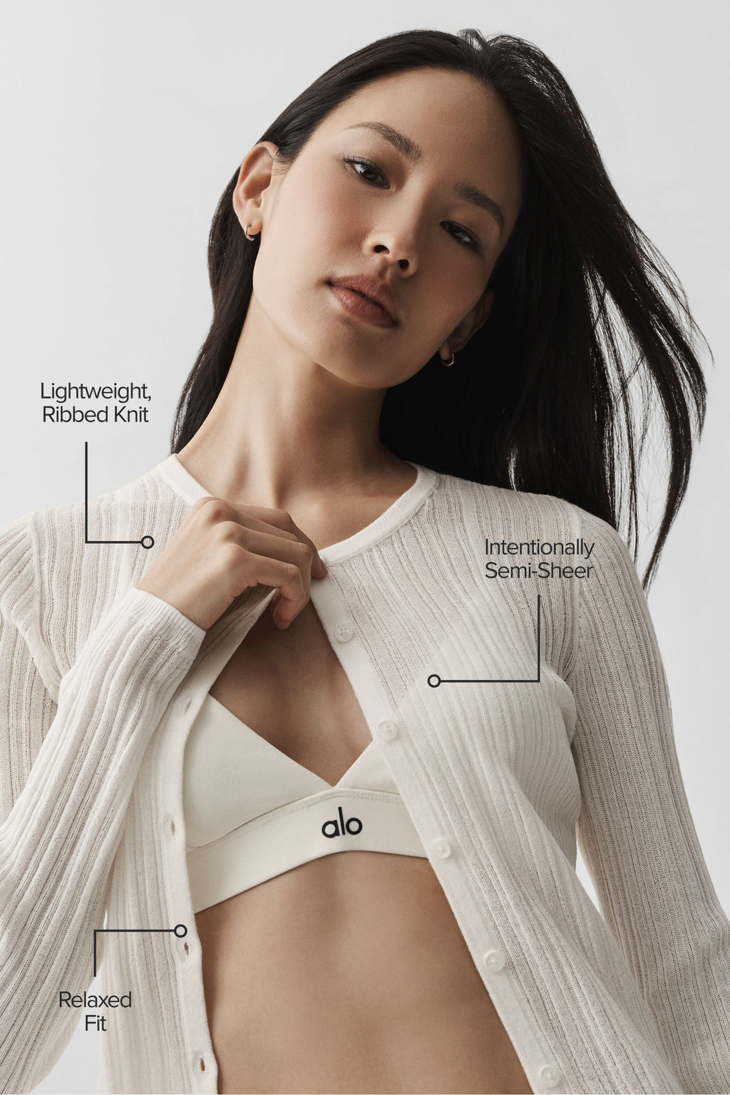 Sweater Sunlit Cardigan - Ivory